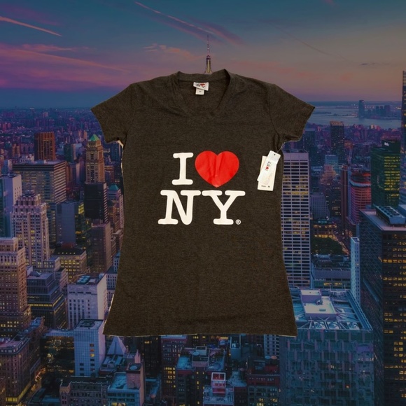 Womens I Love New York Tee - Picture 1 of 3